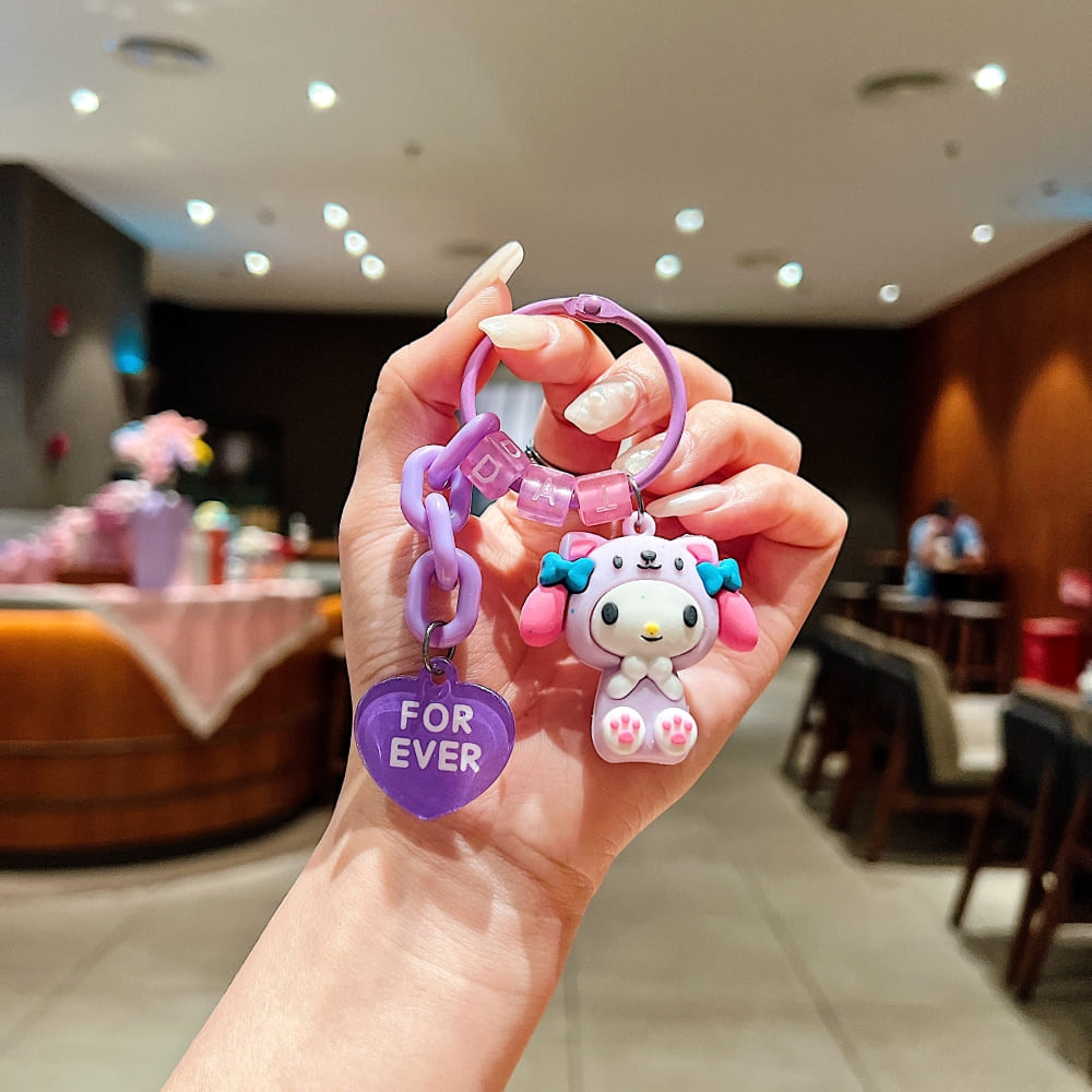 Playful Rainbow Candy Vibe Phone Charm | Keychain | Handbag Charm