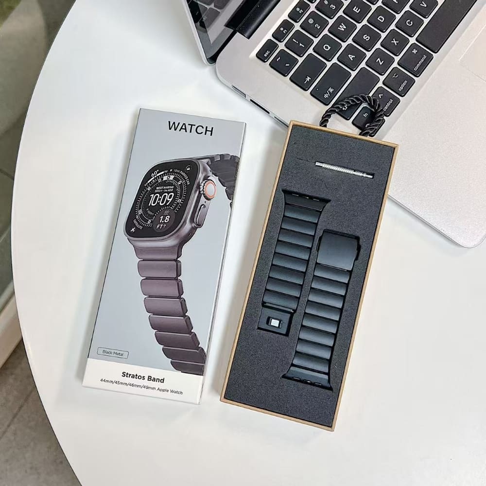 Premium Titanium Adjustable Metal Watch Belt