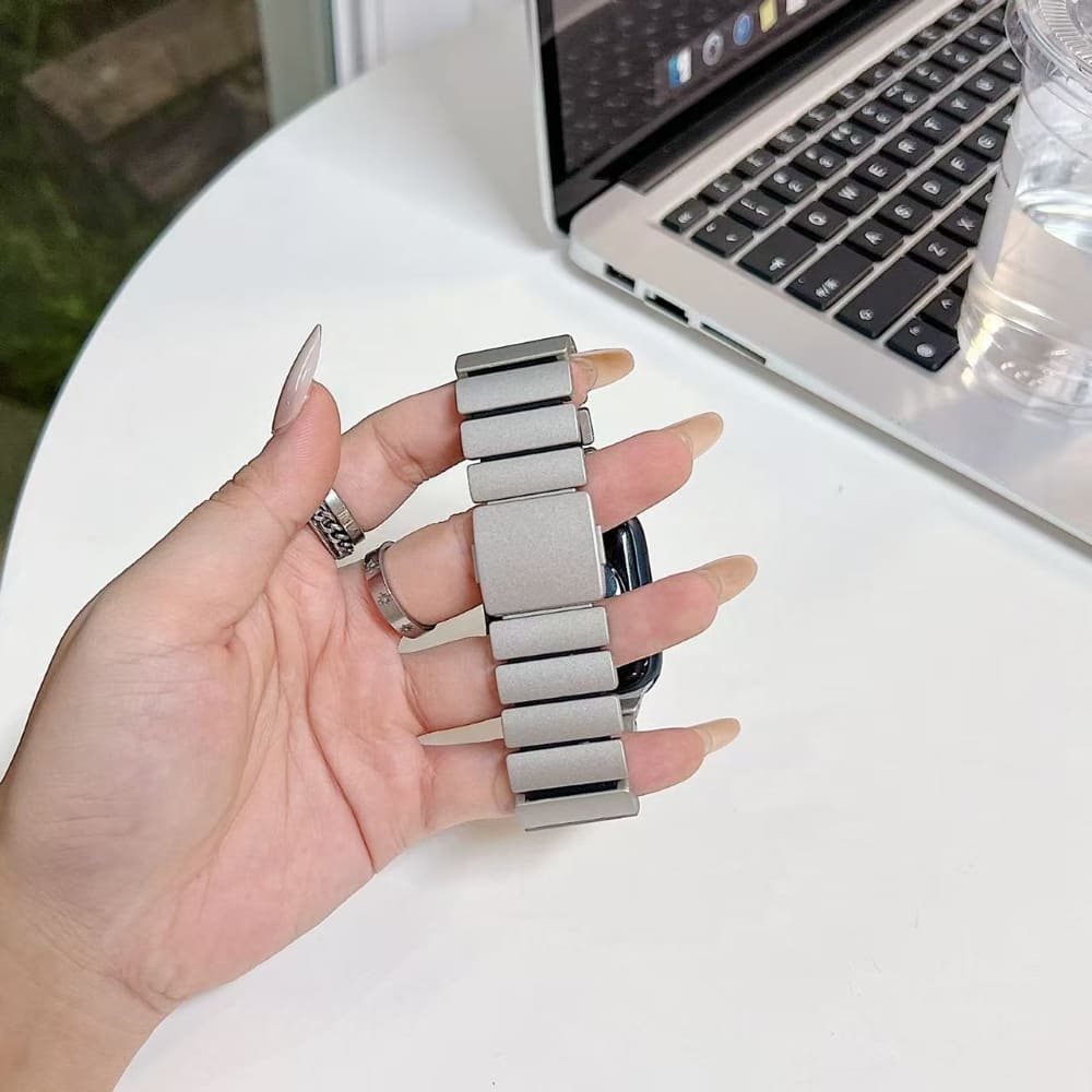 Premium Titanium Adjustable Metal Watch Belt