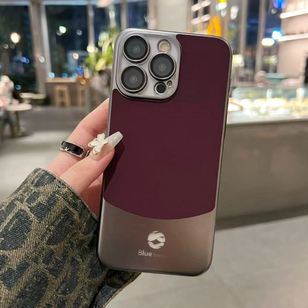 Protective Premium Titanium Paint Dual Tone Thin Phone Case