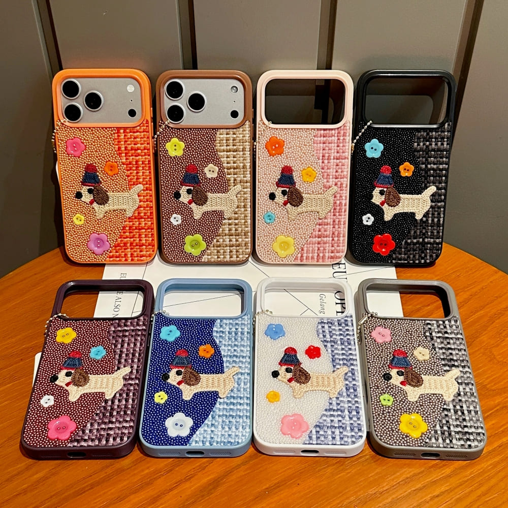 Puppy Bloom Phone Case