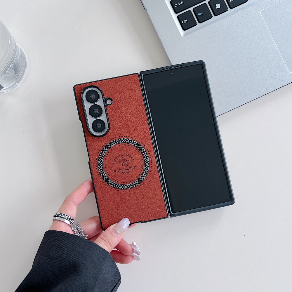 Retro PU Leather Magsafe Phone Case - Samsung Z Series