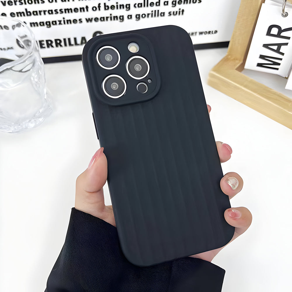 Premium Stripe Silicone Camera Protection Cover