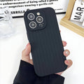 Premium Stripe Silicone Camera Protection Cover