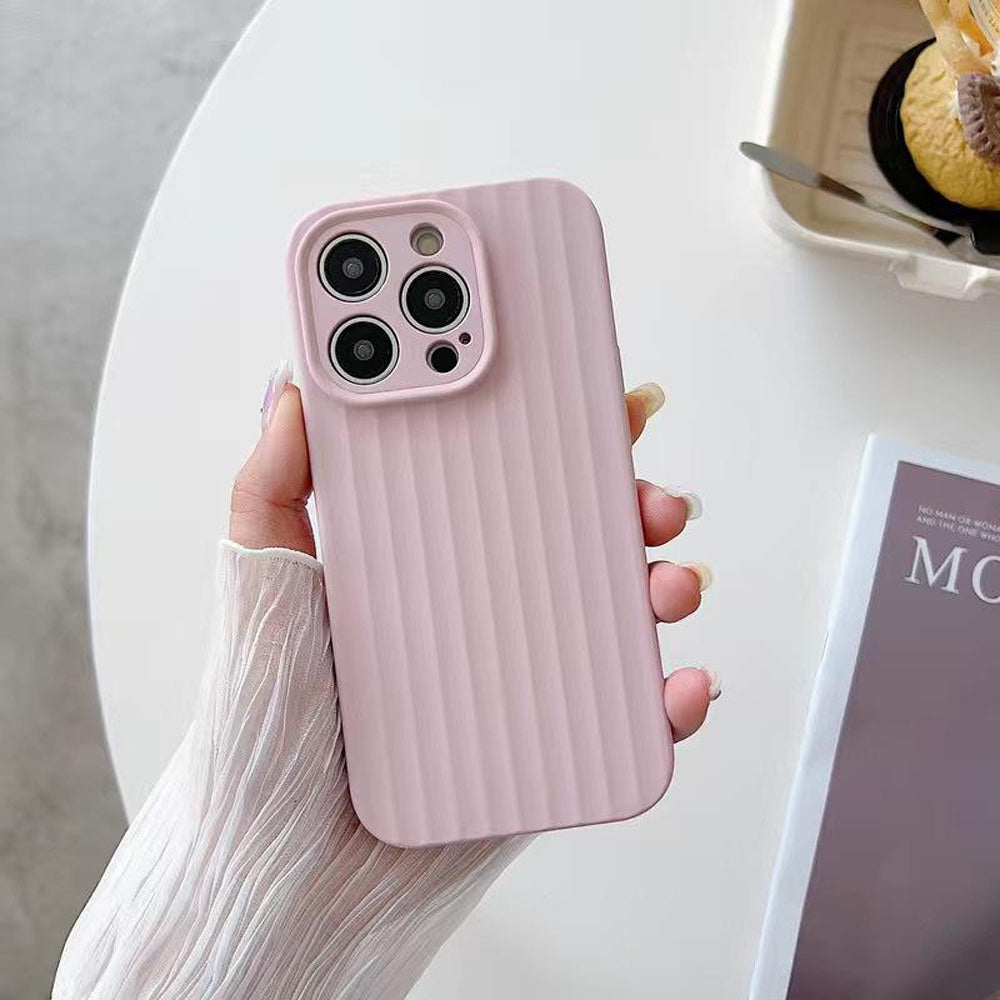 Premium Stripe Silicone Camera Protection Cover