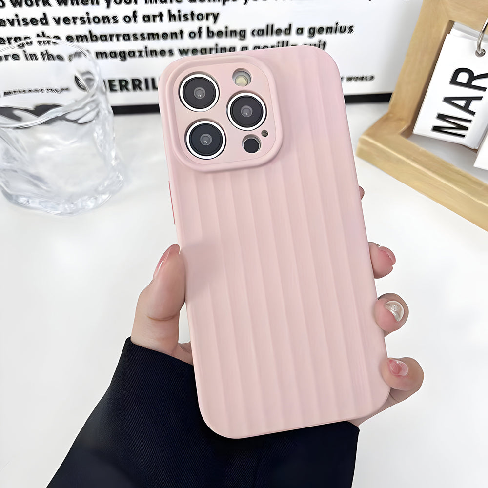 Premium Stripe Silicone Camera Protection Cover