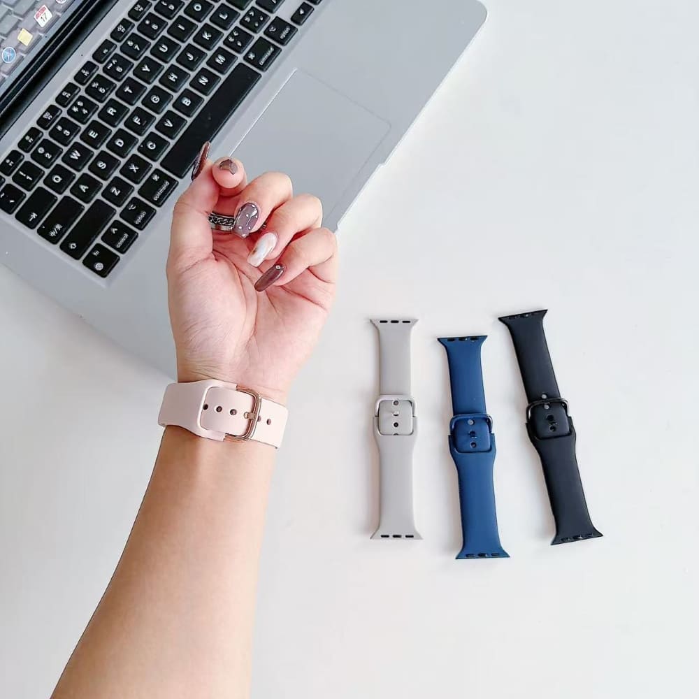 Silicone Sport Pin Buckle Watch Belt