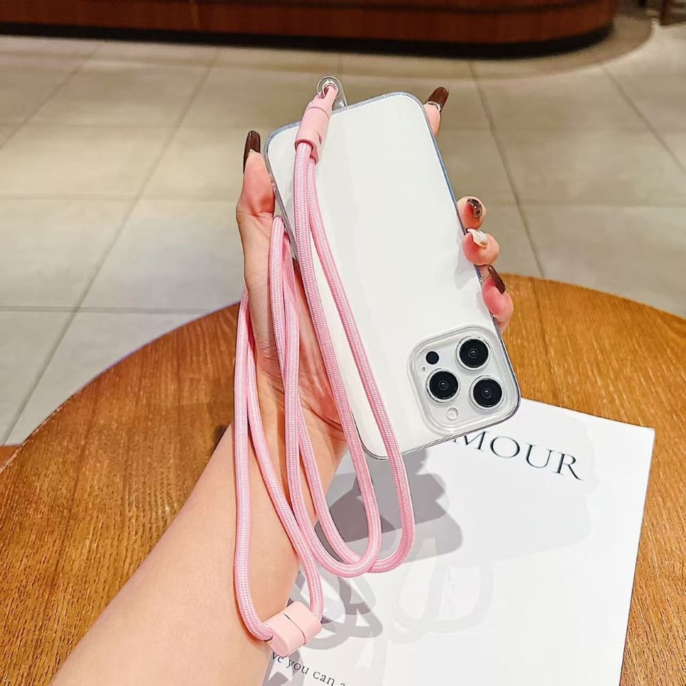 Sleek and Chic Blush Phone Chain | Phone Strap