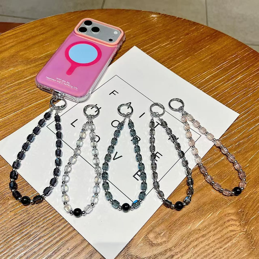 Smoky Glass Luxe Phone Charm