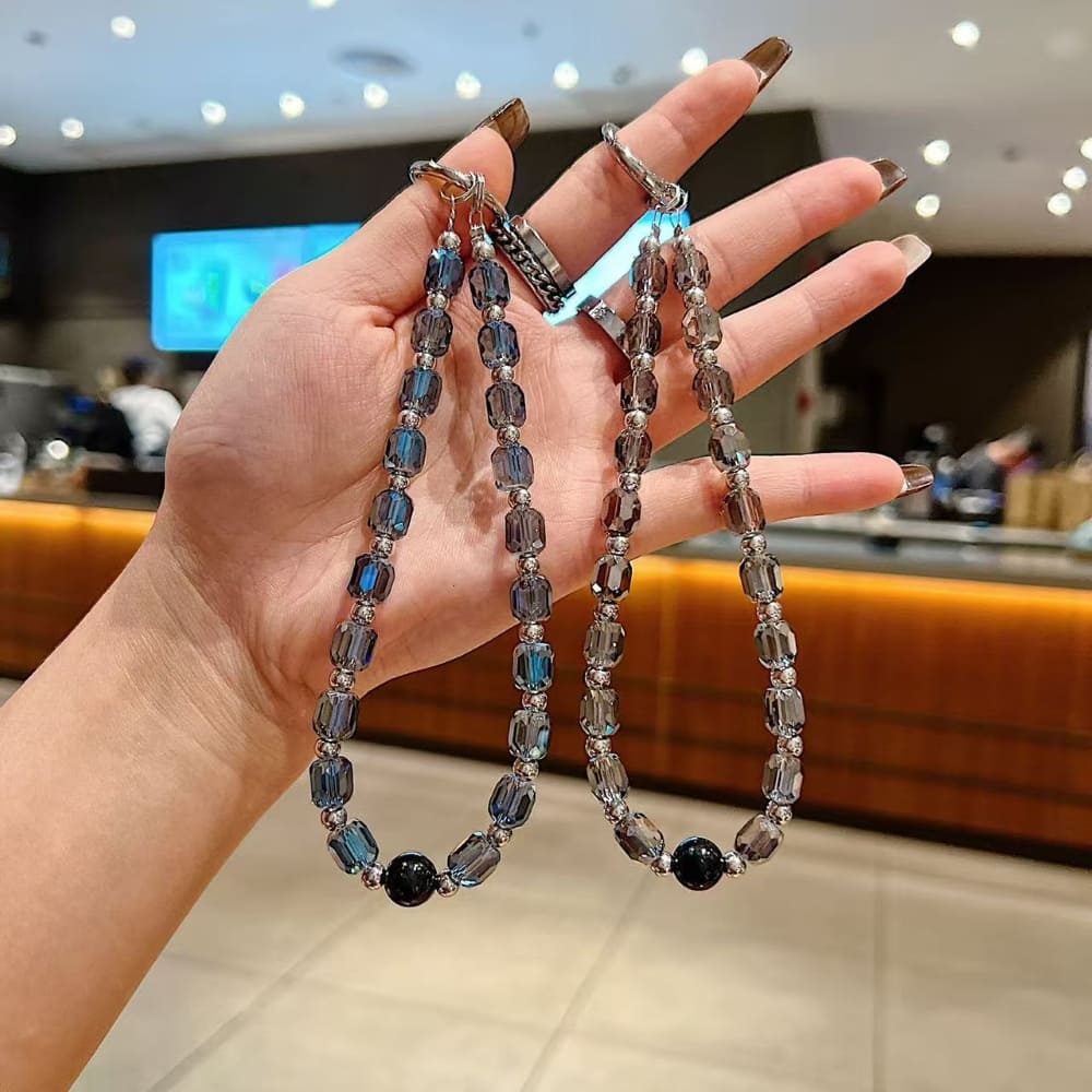 Smoky Glass Luxe Phone Charm