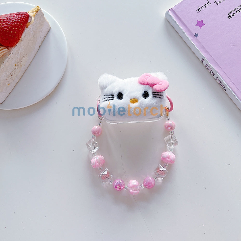 Soft Toy Flip Mirror Universal Stand with Crystal Charms | Bracelet