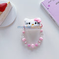 Soft Toy Flip Mirror Universal Stand with Crystal Charms | Bracelet