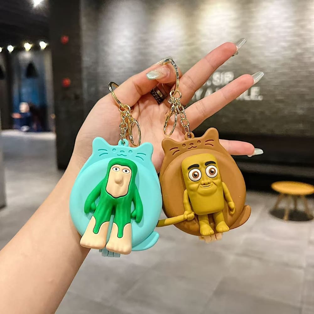 Sparkle Mirror Comb Keychain