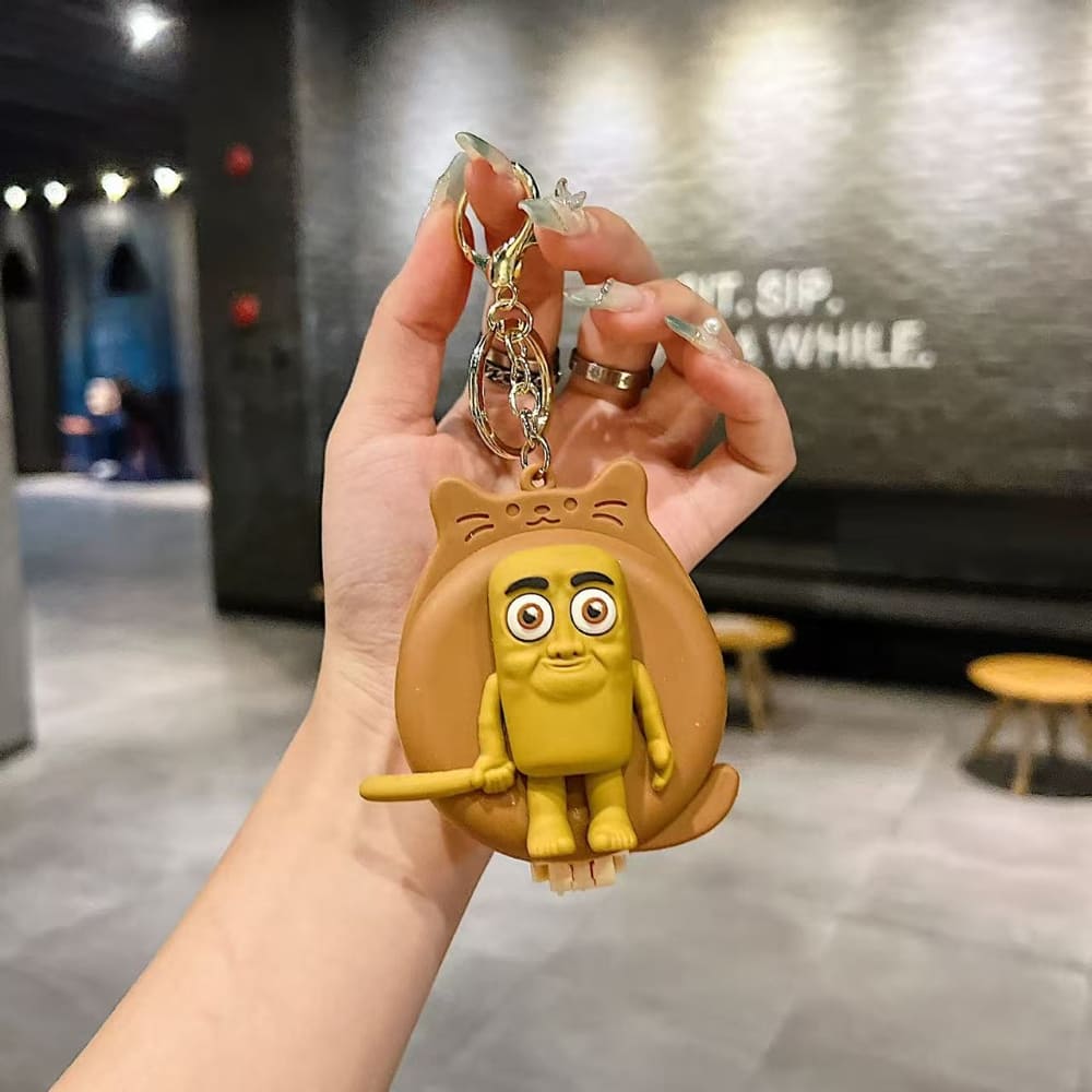 Sparkle Mirror Comb Keychain