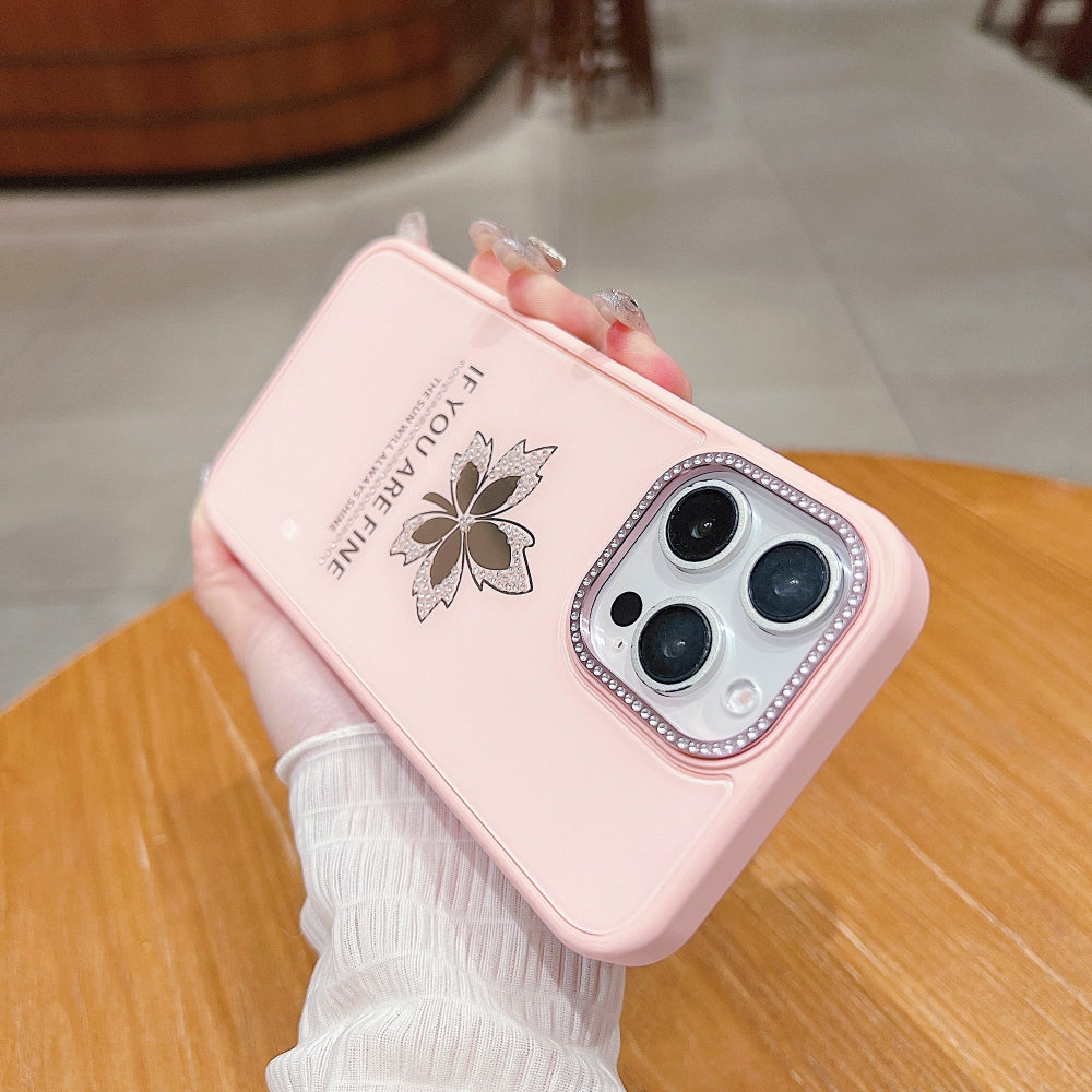 Stamping Leave Design TPU (Soft) Phone Case