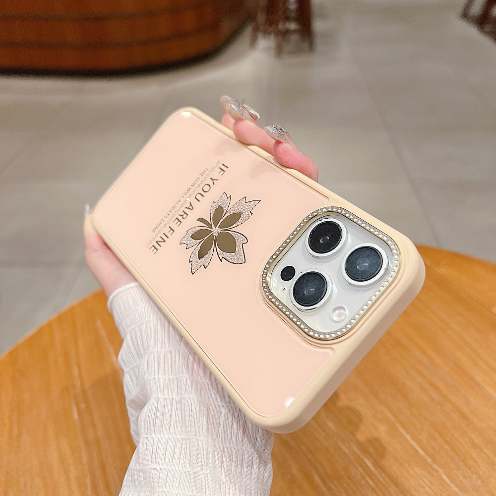 Stamping Leave Design TPU (Soft) Phone Case