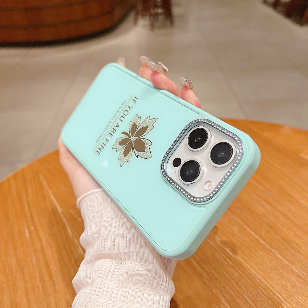 Stamping Leave Design TPU (Soft) Phone Case