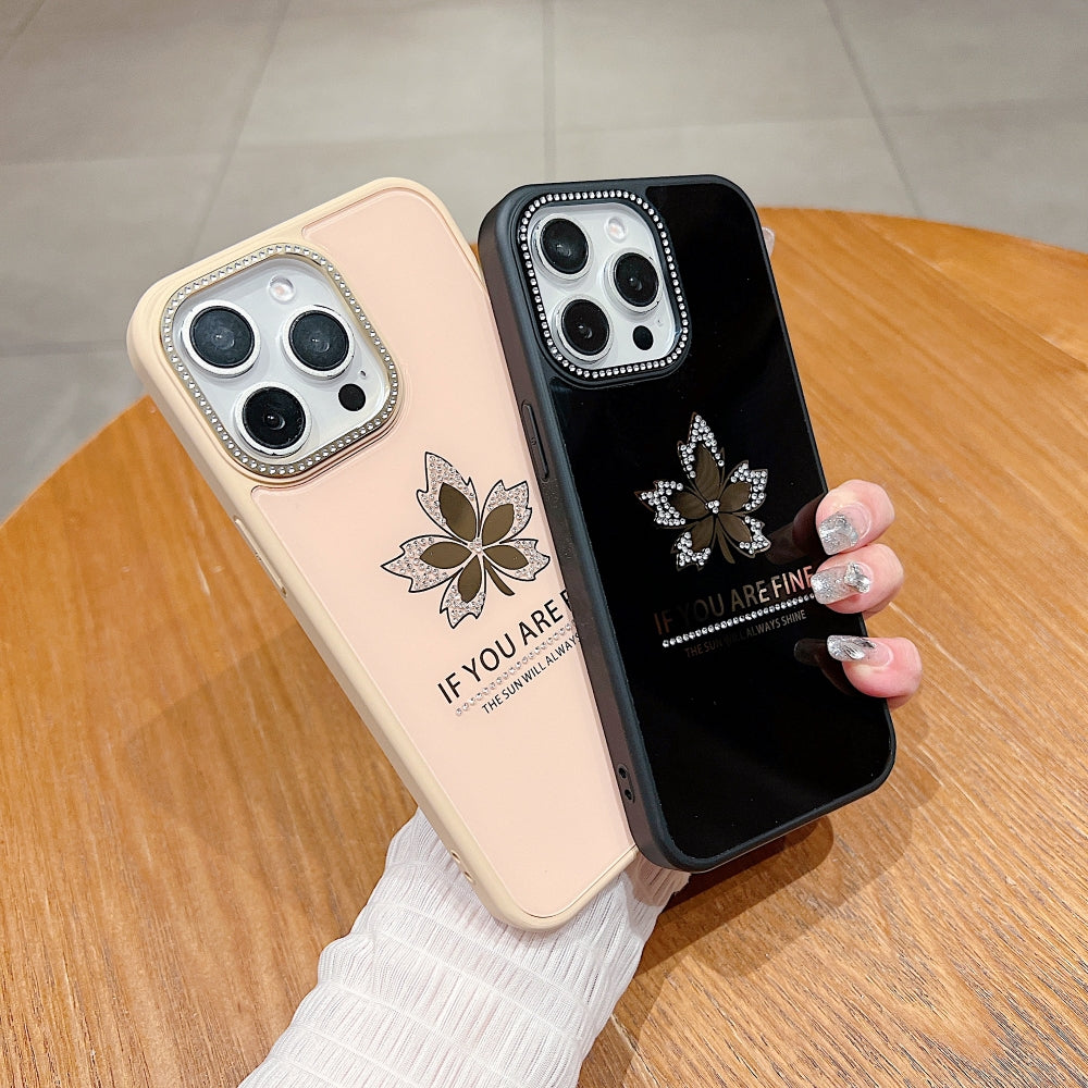 Stamping Leave Design TPU (Soft) Phone Case