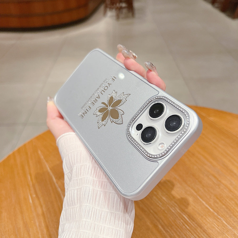 Stamping Leave Design TPU (Soft) Phone Case