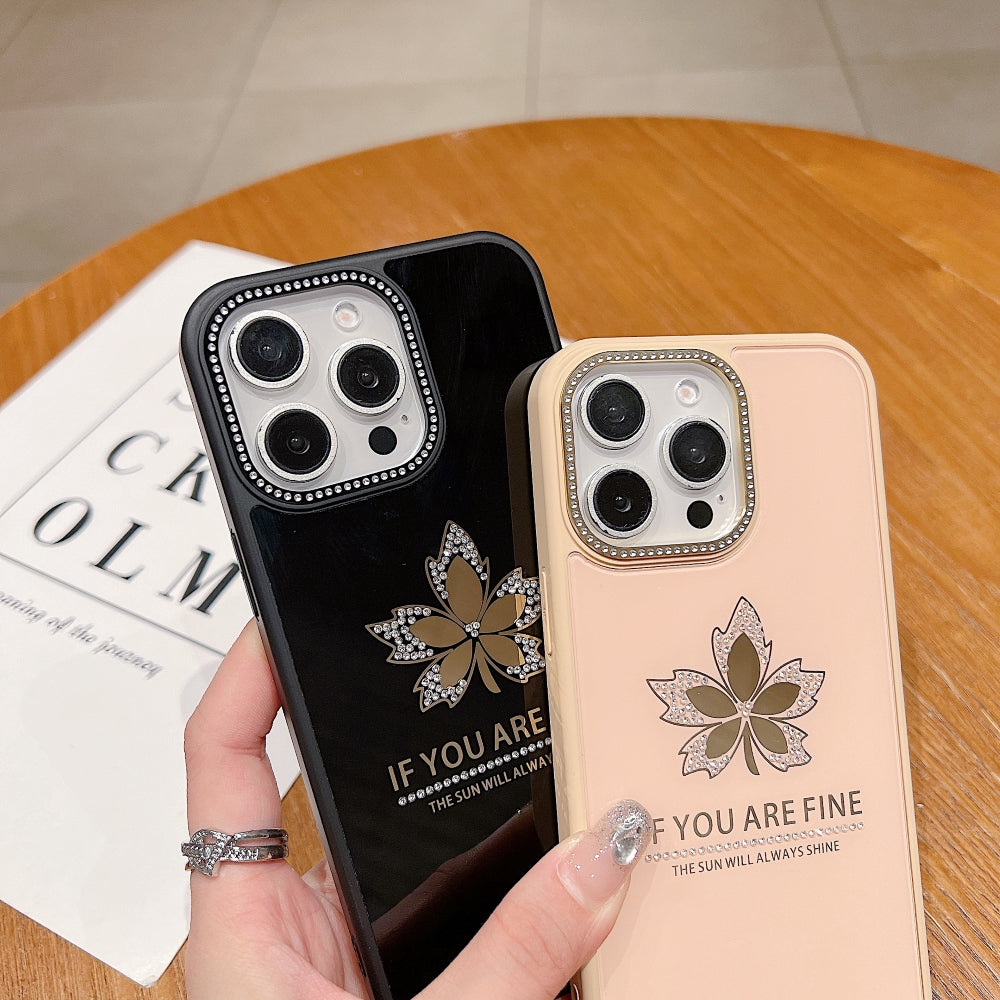 Stamping Leave Design TPU (Soft) Phone Case