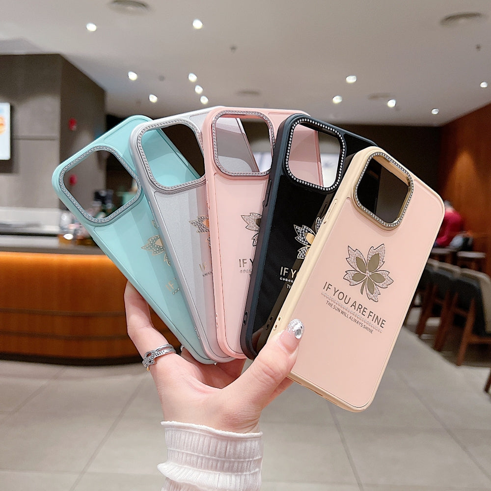 Stamping Leave Design TPU (Soft) Phone Case