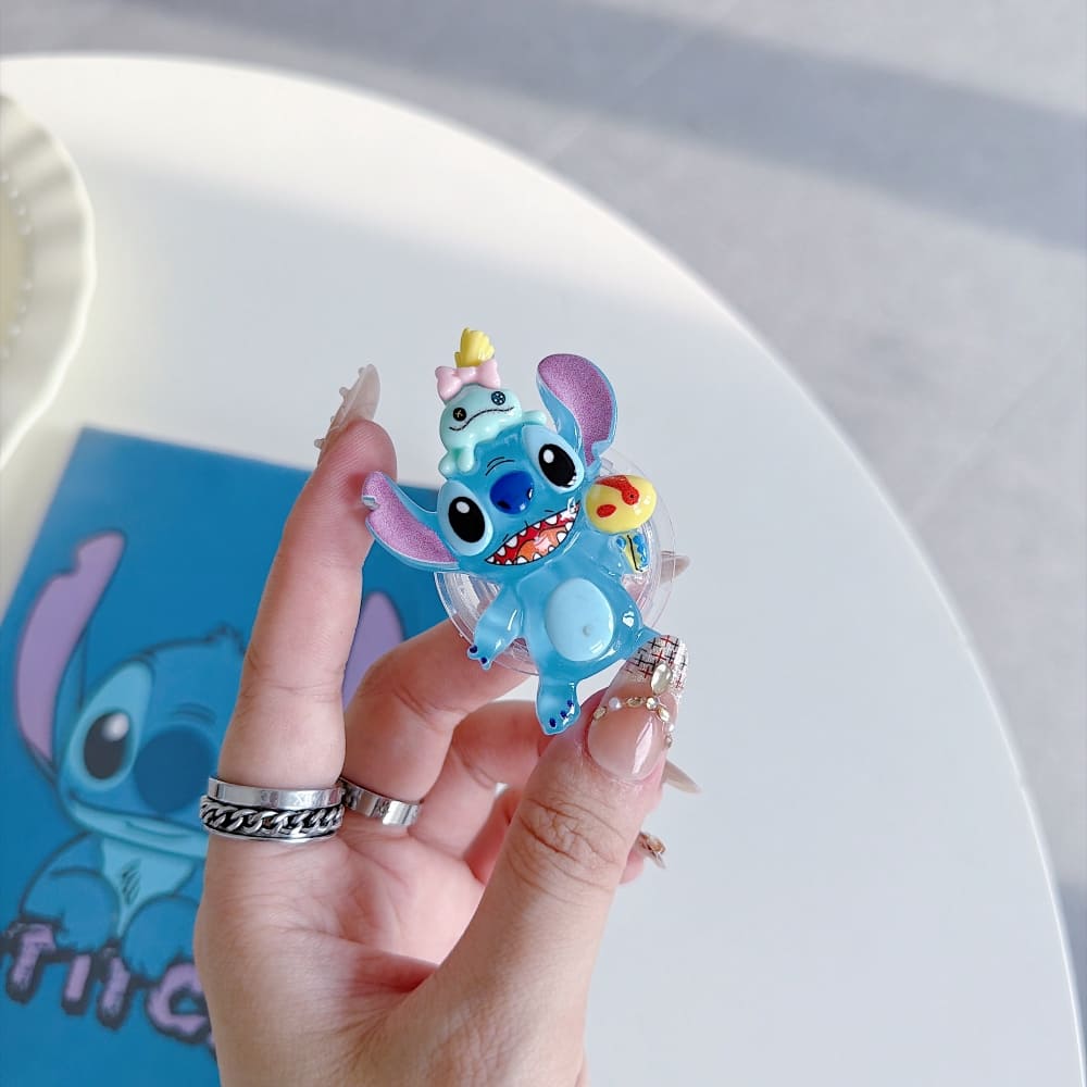 Stitchy Snap Character Mobile Grip Phone Stand