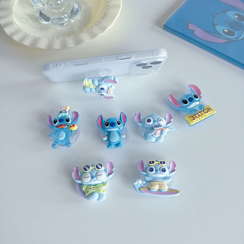 Stitchy Snap Character Mobile Grip Phone Stand