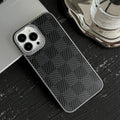 Synthetic Fiber Grid Texture Phone Case