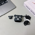 Toon Guard Black Bear Character (20W) Silicone Charger Case