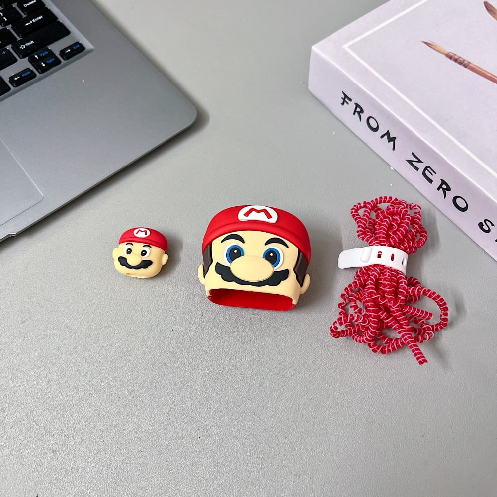 Toon Guard Mario Character (20W) Silicone Charger Case
