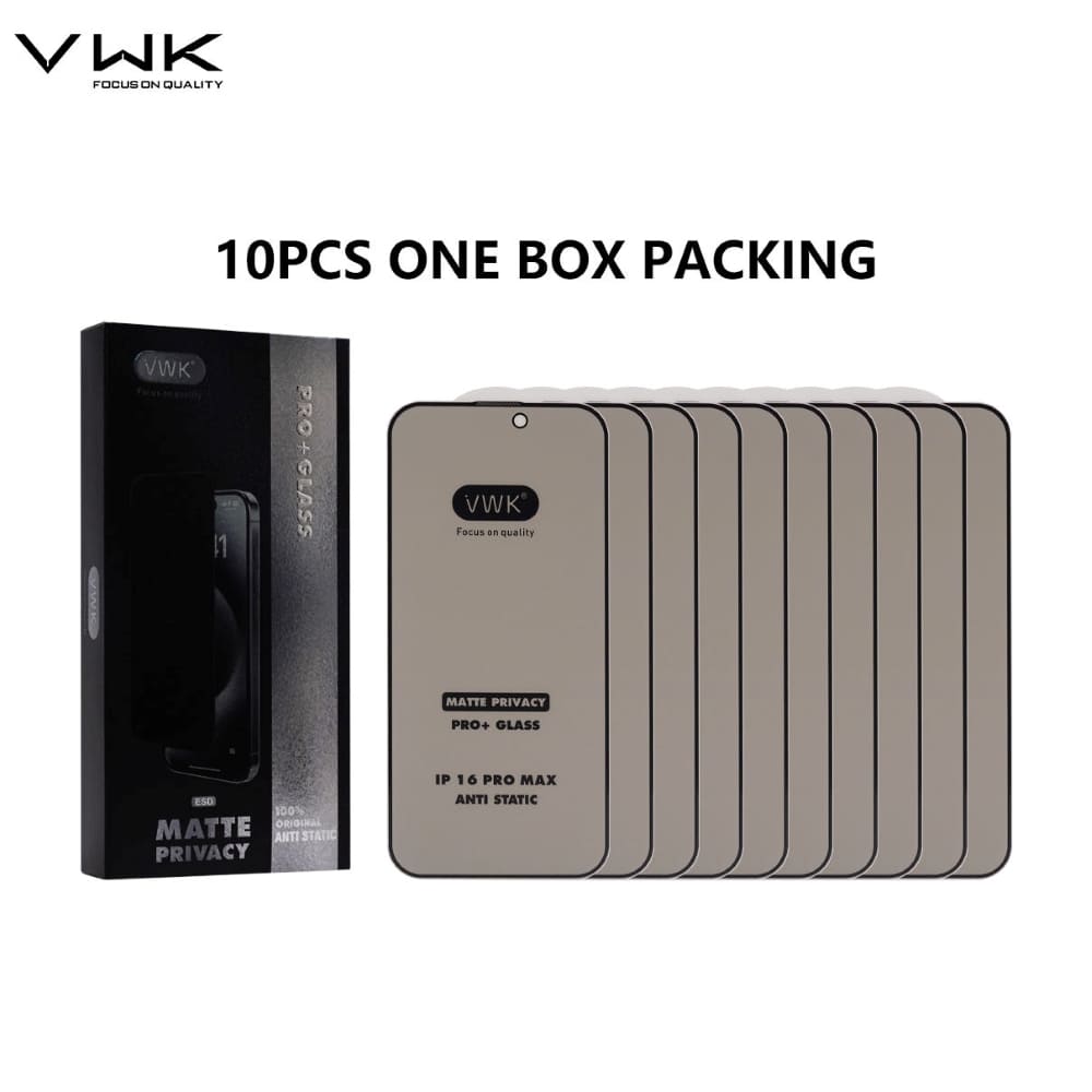 VWK 28 Degree Matte Privacy Tempered Glass - iPhone Series