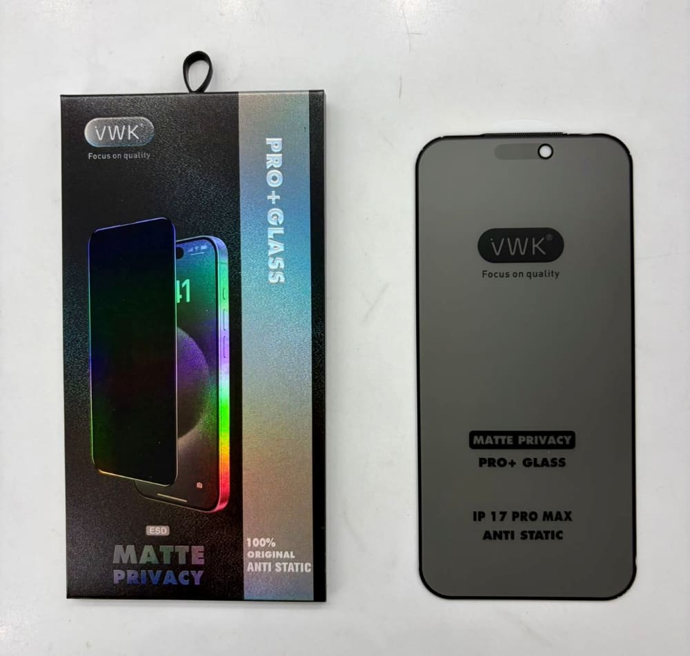 VWK 28 Degree Matte Privacy Tempered Glass - Samsung Series