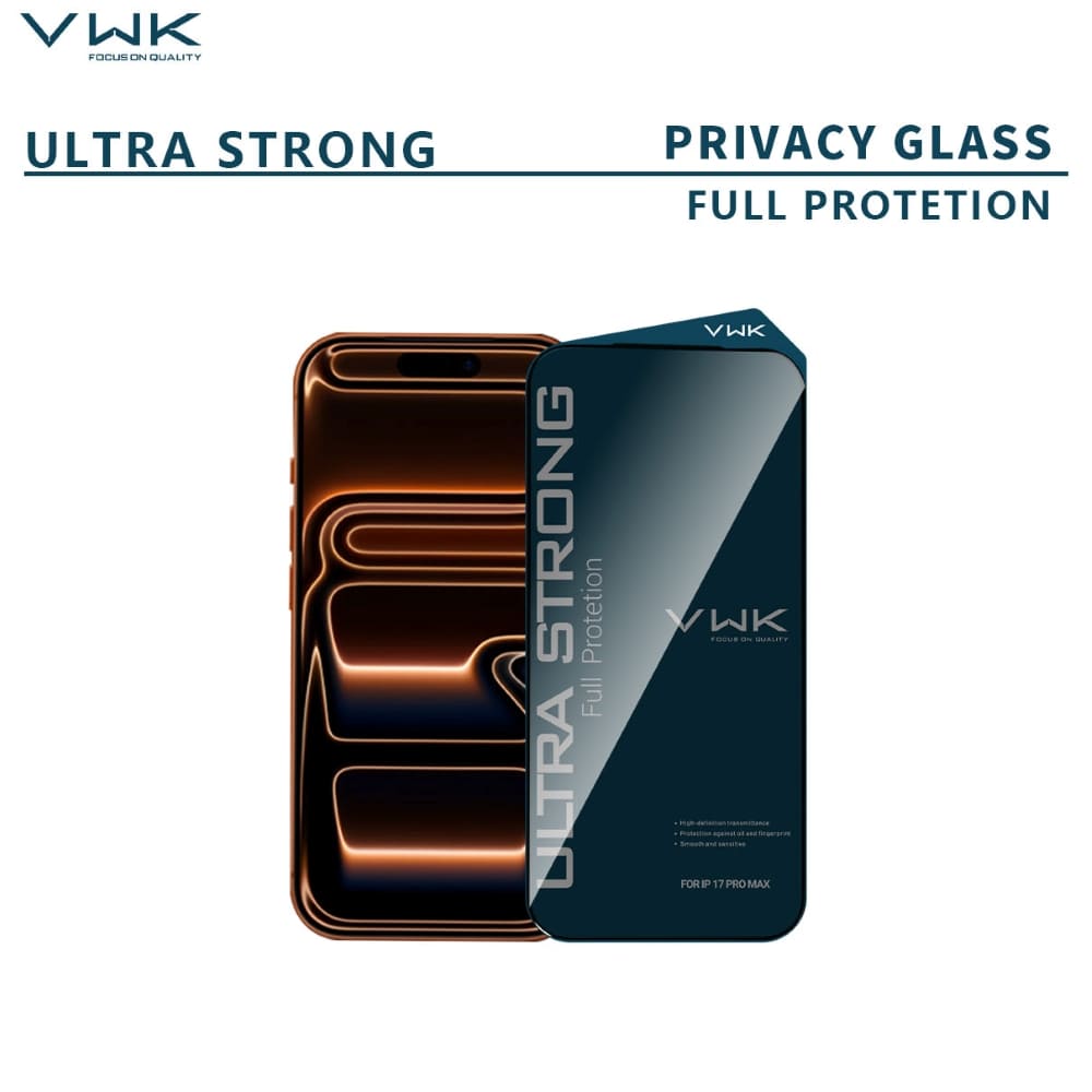 VWK Ultra Strong Full Protection HD Tempered Glass - iPhone Series