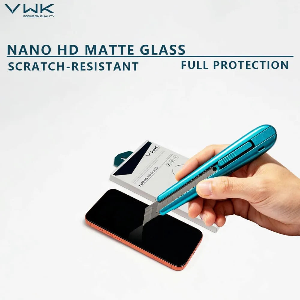 VWK Nano Hd Full Protection Tempered Glass - Samsung Series