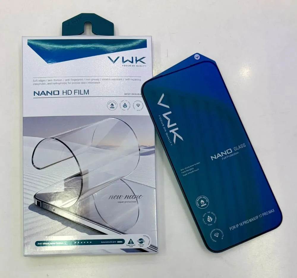 VWK Nano Hd Full Protection Tempered Glass - iPhone Series
