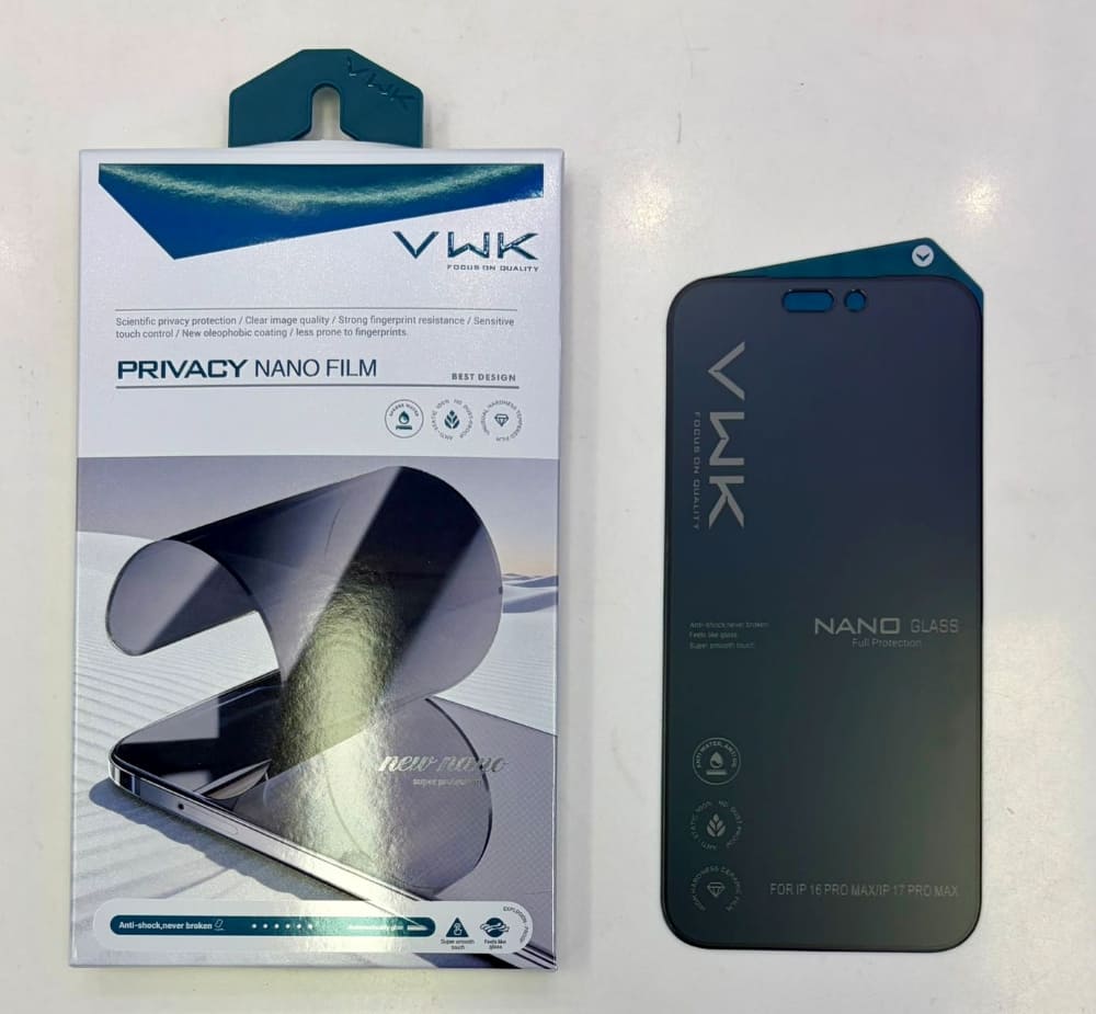 VWK Privacy Nano Matte Film Explosion Proof Tempered Glass - Samsung Series
