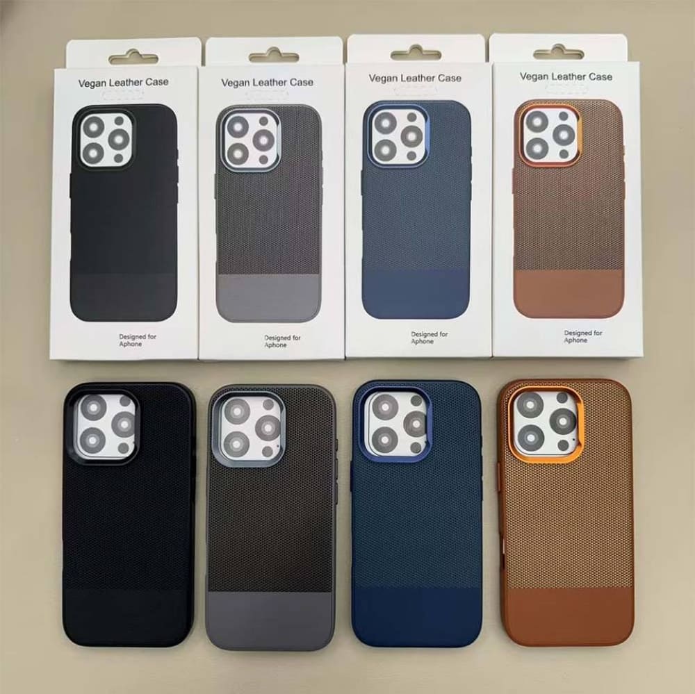 Vegan Leather Metro Weave Phone Case