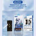 WOTAER Fingerprint Unlock 0.18MM Privacy Tempered Glass