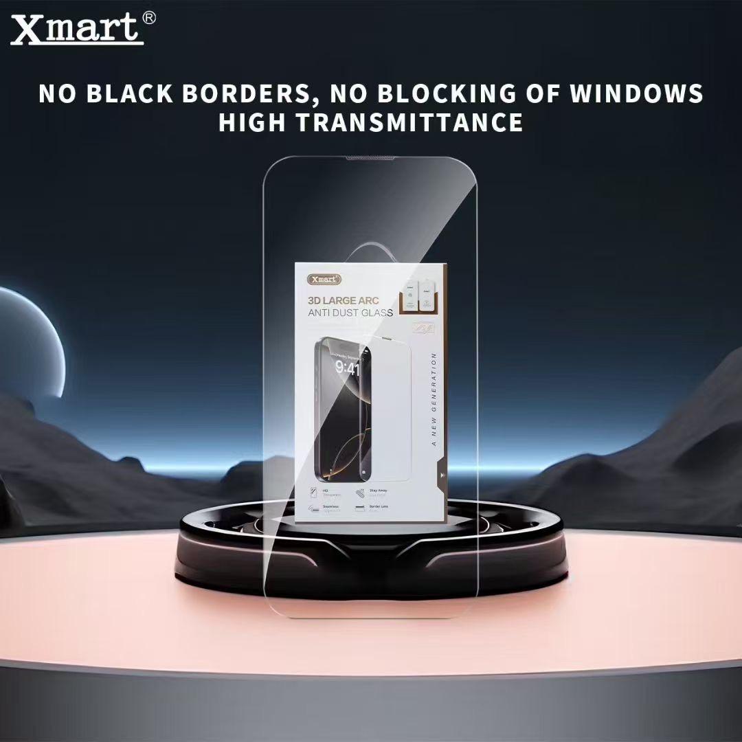 Xmart 3D large Arc Anti-Dust Tempered Glass